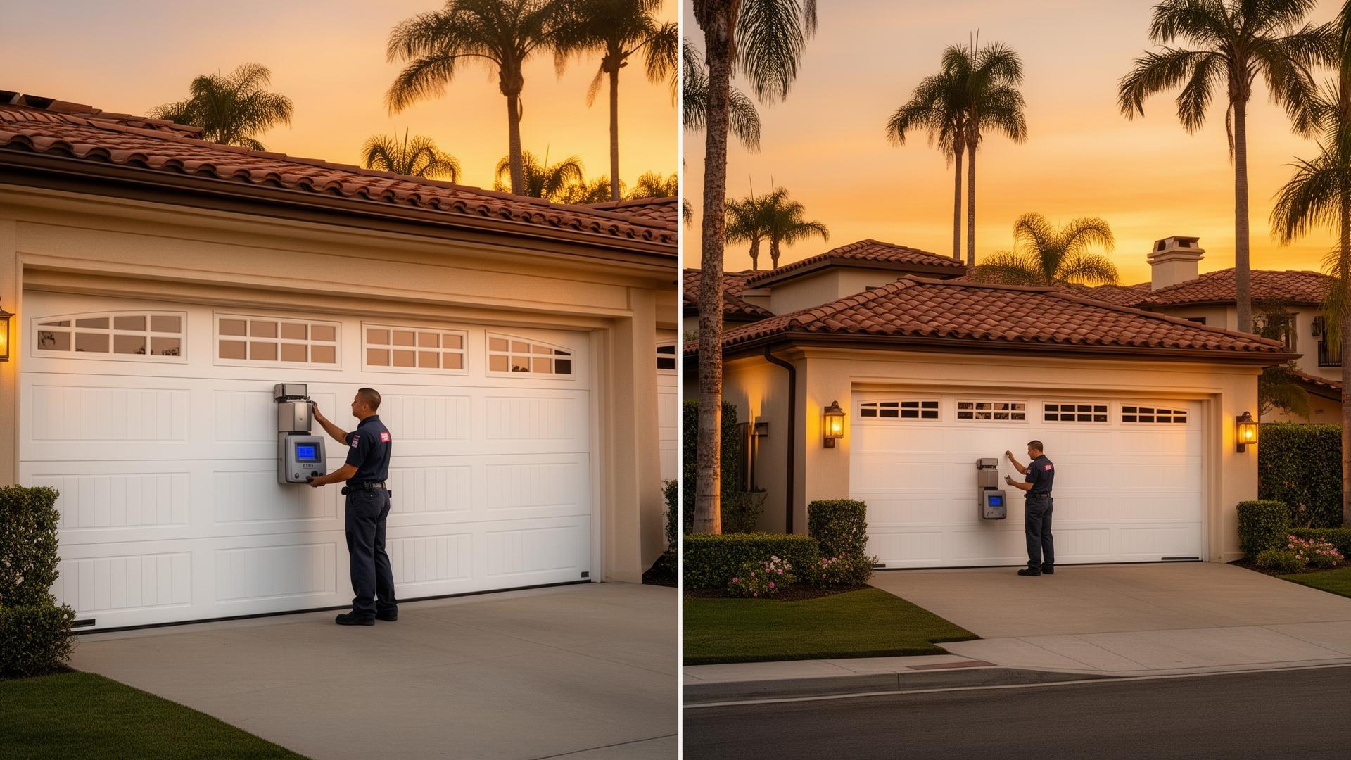 Professional garage door service in San Marino